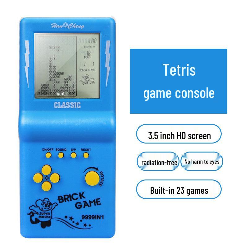Retro Classic Handheld Tetris Game Console for Kids - Nostalgic Gift Toy