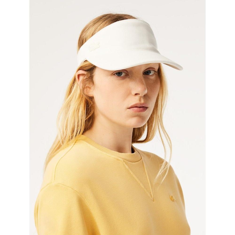 

Lacoste Женский козырек от солнца из хлопка пике Rk6002 54g 70v q2nRk6002 54g70v 00M