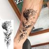 1 Sheet Geometric Planet Mountains Temporary Tattoos For Women Men Forearm Foot, Waterproof Long Lasting Realistic Tatoo Sticker