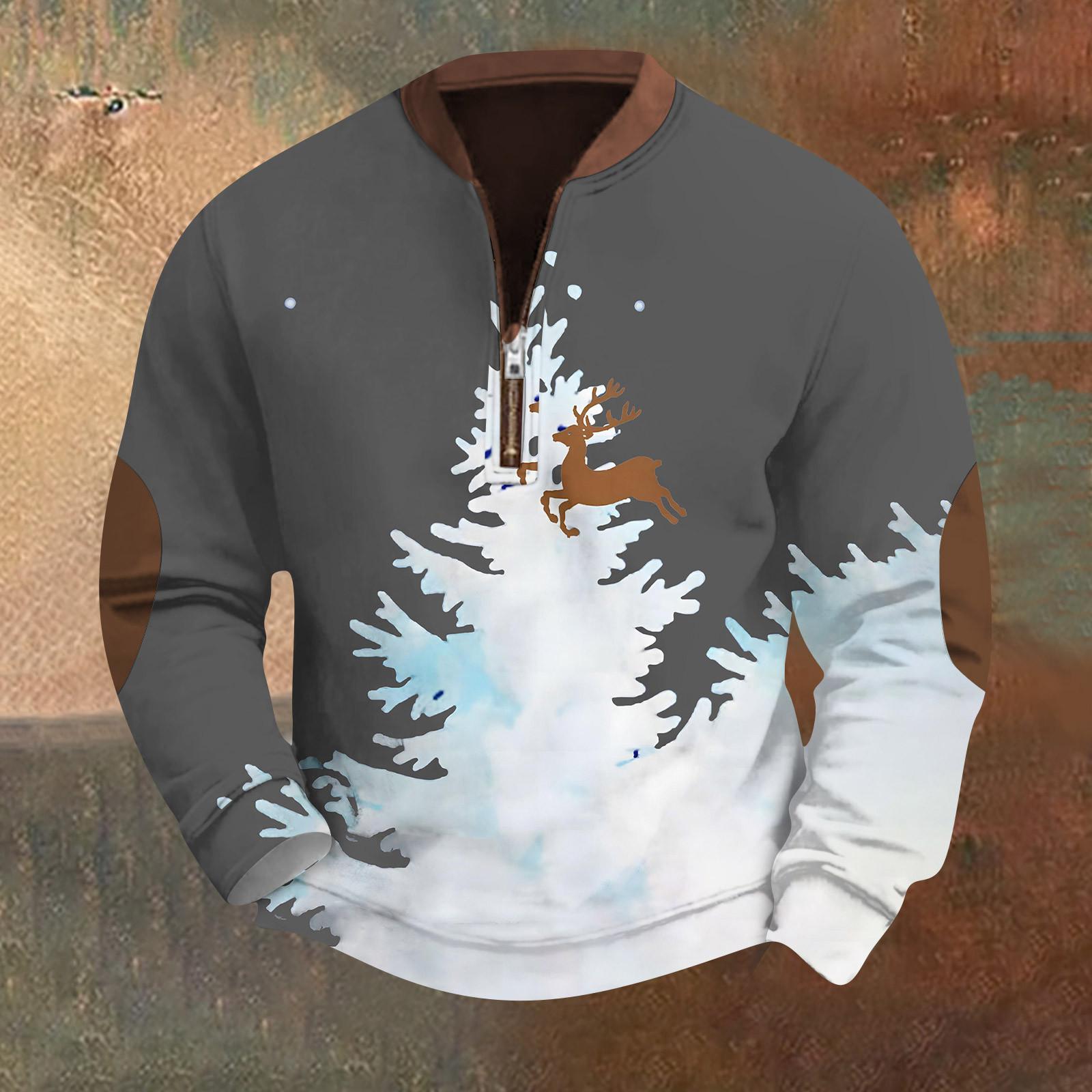 Мужская повседневная толстовка в стиле ретро с градиентным принтом XXXL 2350₽