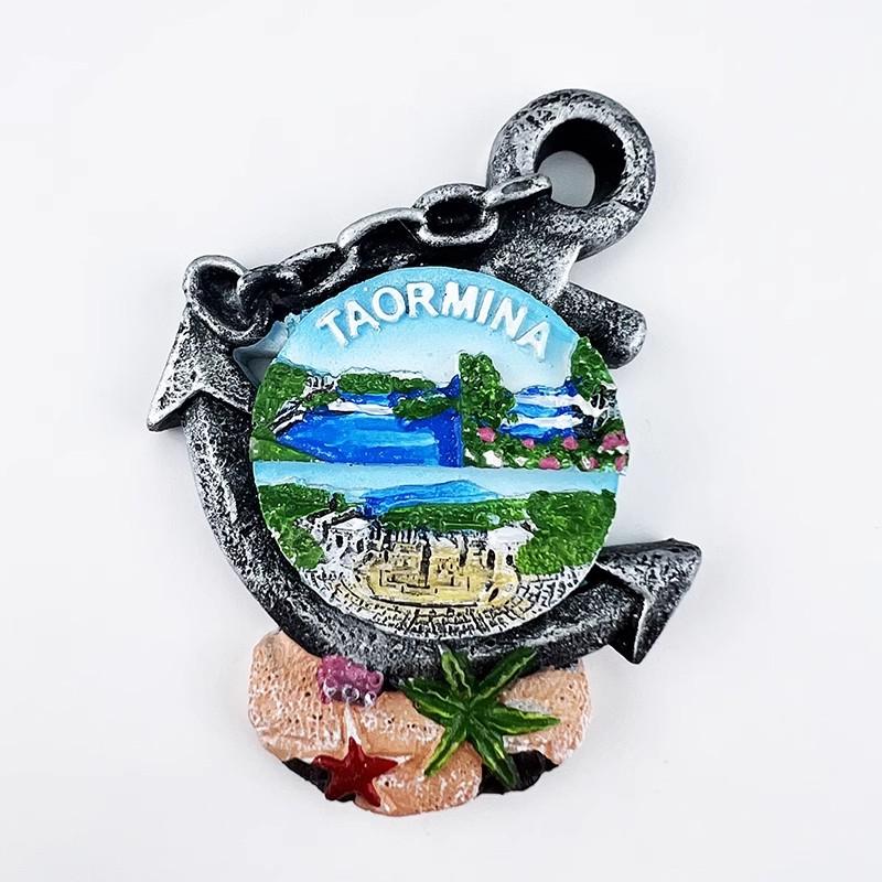 Italie Pompéi Souvenirs de Voyage Aimants de Frigo Milan Taormine Sicile Urbino Calabre Aimants de Frigo de Voyage Cadeaux de Mariage