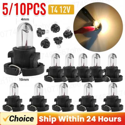 T4 12V 1.2W Car Auto Interior Trument Light Bulbs Dashboard Lamps Light Universal For Honda Civic Toyota Nissan Mitsubishi