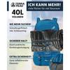 Wanderrucksack - Terra Peak - Flex 40 - 40L - Mixte - Bleu - Waterproof