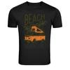 Beach Adventure Camper Van Surf Graphic T Shirt Travel Tee