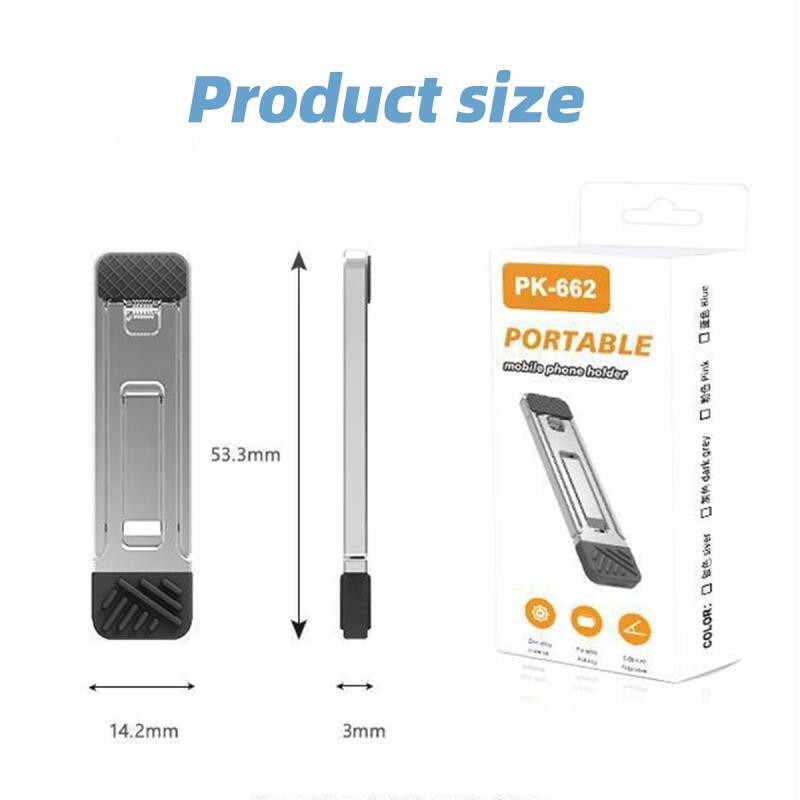 HdoorLink 2 in 1 Foldable Laptop Holder Mini Invisible Notebook Riser Bracket Self-adhesive Phone Table Desktop Kickstand Computer Cooling Stand