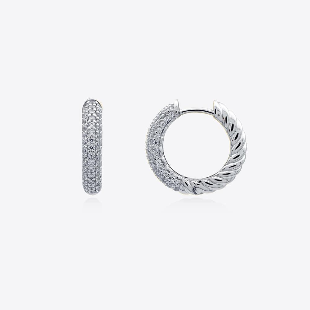 

Модель сережок-гвоздиків Miss Green Pave MGKAREA003