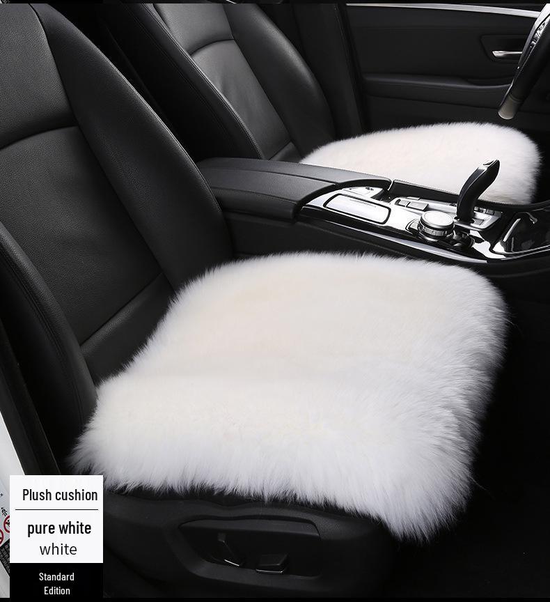 

Подушка на сиденье автомобиля из овечьей шерсти - Длинный плюш, Зимнее тепло для сиденья водителя
