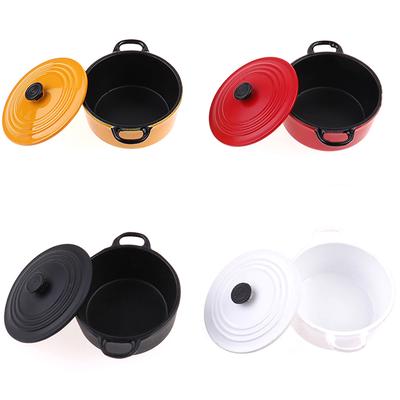 34*17mm 1:12 Dollhouse Miniature Kitchen Cooking Ware Pot Boiler Pan Toy