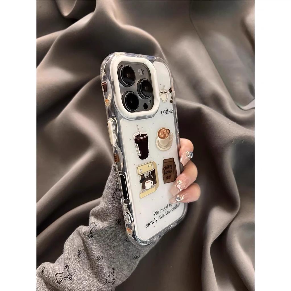 Mok Dot Coffee for Apple 17 Mobile Phone Case Women's Cute for IPhoneXSMax Cartoon 7 Matte 16ProMax