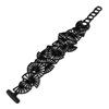 Les Trésors De Lily [P0686] - Black 'Batucada' Designer Bracelet (Origami)