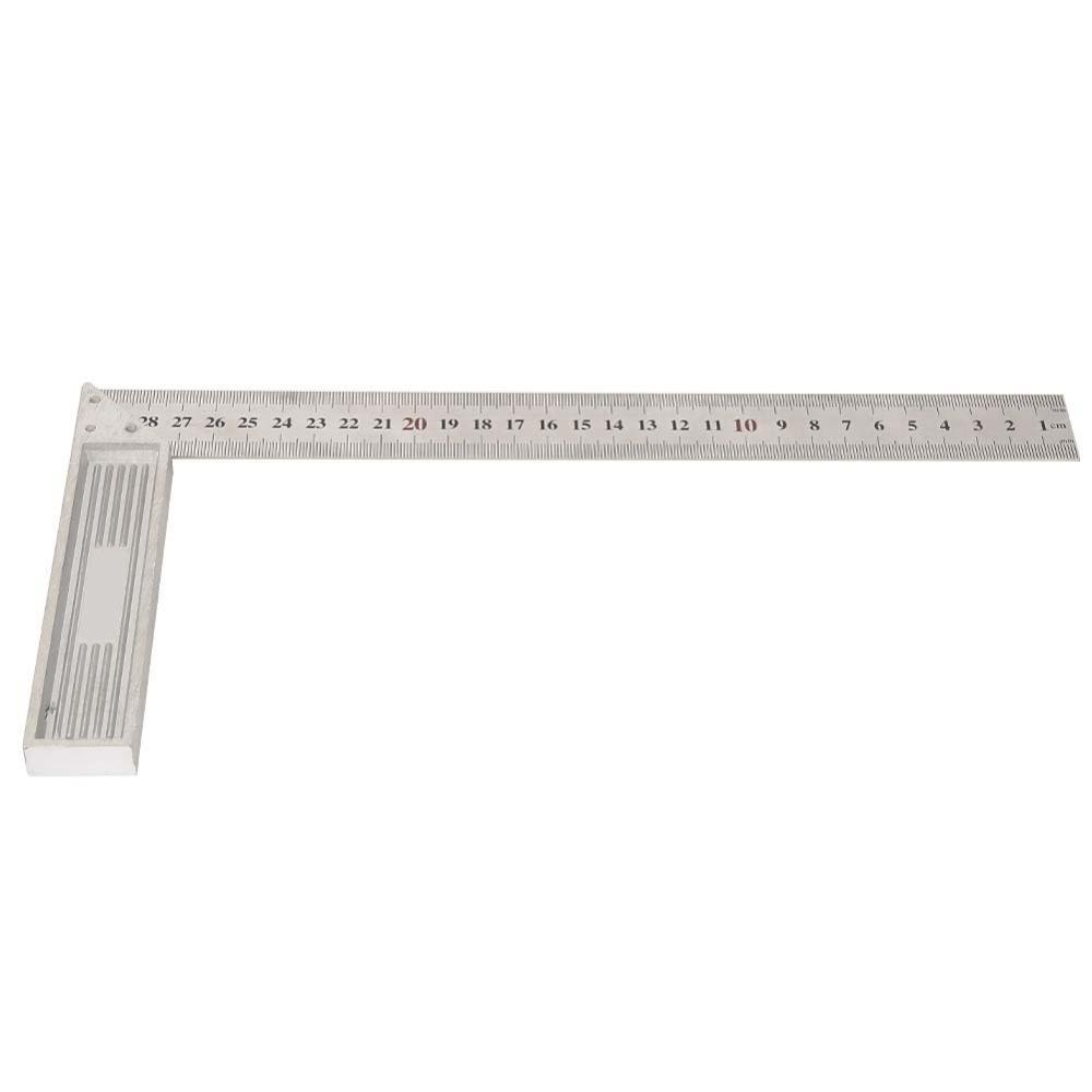 Stainless Steel 90 Degree Ruler L-Shaped Straightedge Ruler for Woodworking Measuring
