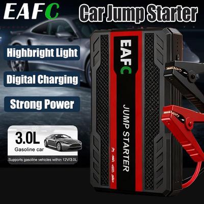 Portable Car Jump Starter, Emergency Power Bank Mobile Power Supply - 12V Emergency Battery Booster Charger