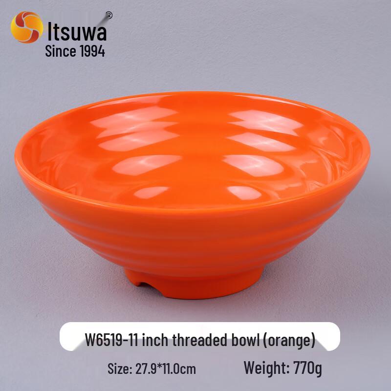 

Wuhe Melamine 11-inch Threaded Bowl