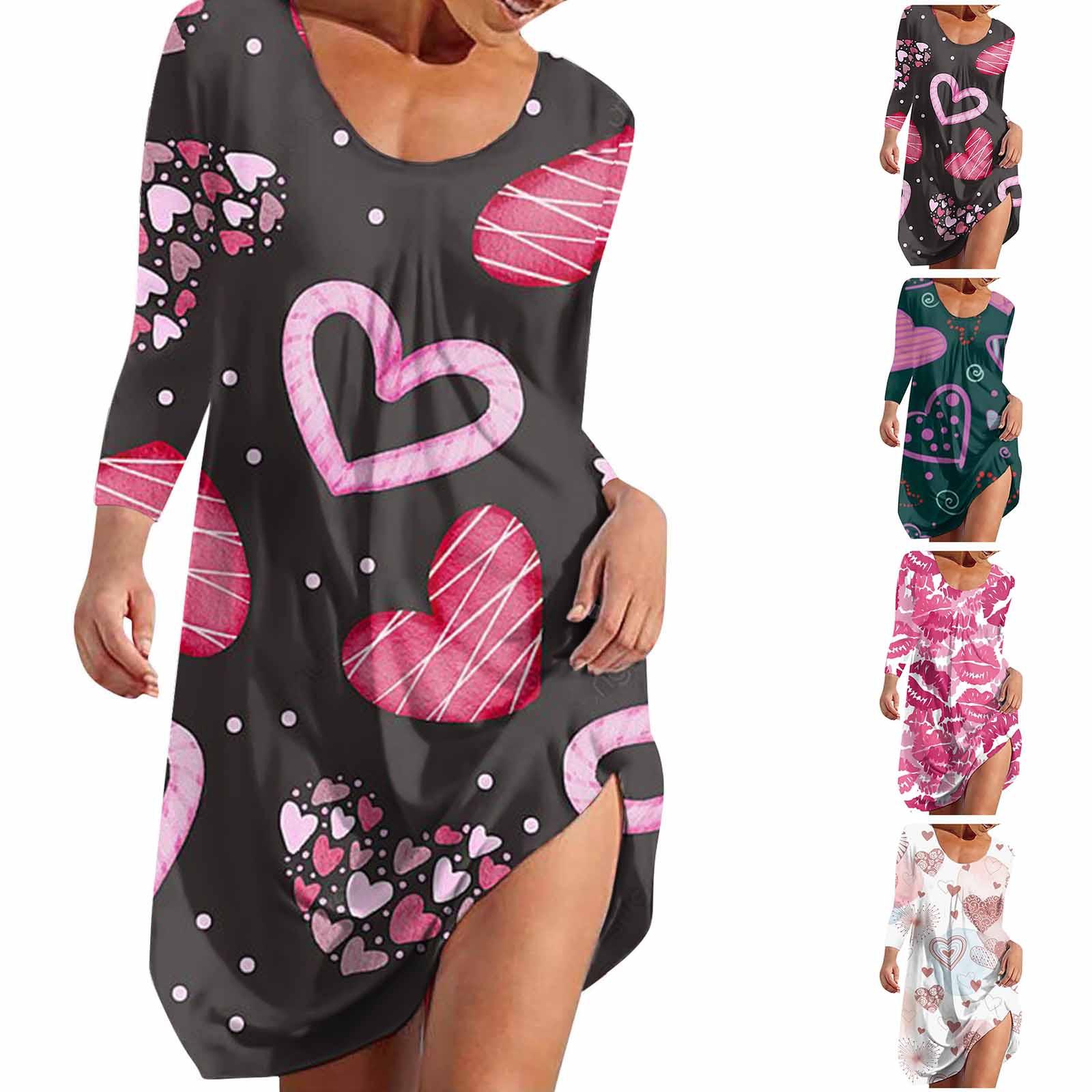 

Женская мода повседневное приталенное платье с длинным рукавом с круглым вырезом и принтом