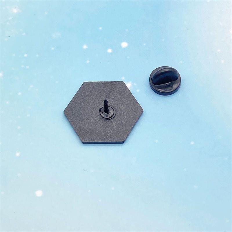 Astronaut Series Starry Sky Spaceship Brooch - Alloy Badge Accessory