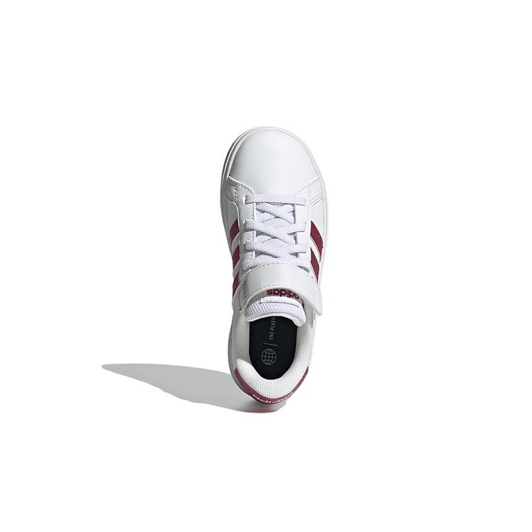 (PS) adidas Grand Court 2.0 'White Team Real Magenta' Kids' GX7159