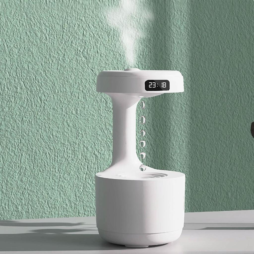 Cool Mist Humidifiers, 800ml Anti Cool Mist Humidifier, Anti Water Droplets Humidifier with Night Light, Portable Quiet Air Humidifier for Home