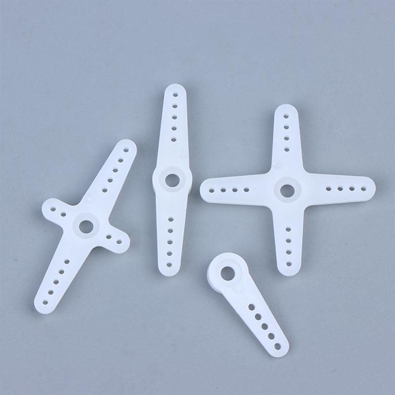 5 Sets Sg90 9G Servo Horn Arms Kit, Plastic Servo Replacement Horn With Mounting Screws For Sg90 Rc Servo Motor