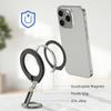 T5 Single-Sided Magnetic Desktop Phone Holder Metal Free Rotation Foldable Cellphone Stand for iPhone 16/16 Plus/16 Pro/16 Pro Max