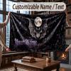 Coperta Cosmica a Tema Spaziale con Nome Personalizzato Testo Coperta Personalizzata Morbida Accogliente per Casa Divano Letto