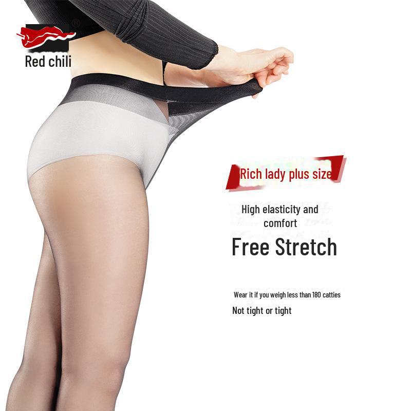 Red Pepper Ultra-Dünne Schwarze Seiden Damen Kniestrümpfe - Strapazierfähig, Laufmaschenfest, Hohe Transparenz, Schmaler T-Zwickel Strumpfhose