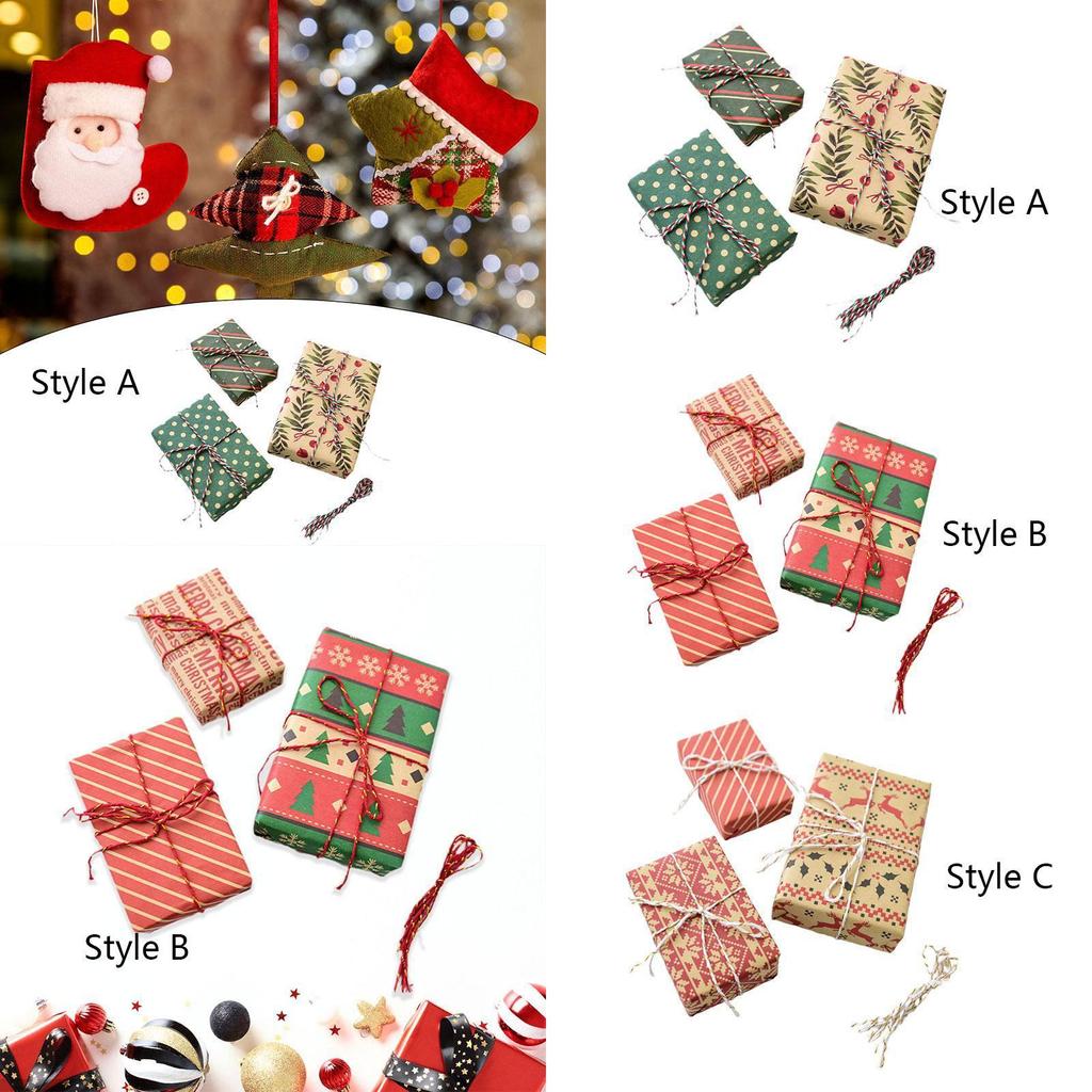 3Pcs Christmas Tree Gift Bag Ornaments Holiday Artificial Creative Christmas Decor for Indoor Office Bedroom Farmhouse Window