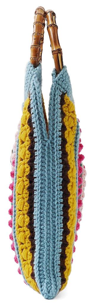 Raw Wool Knitworm Knitting Kit Colorful Knitted Fabric Bag Kit #3-9