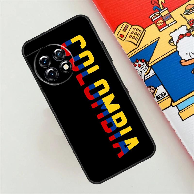 Colombia Flag Case For OnePlus 12R 12 11 10 9 Pro 10R 9R 8T 10T Nord 3 2 CE 4 Lite N10 N20 N30 Back Cover