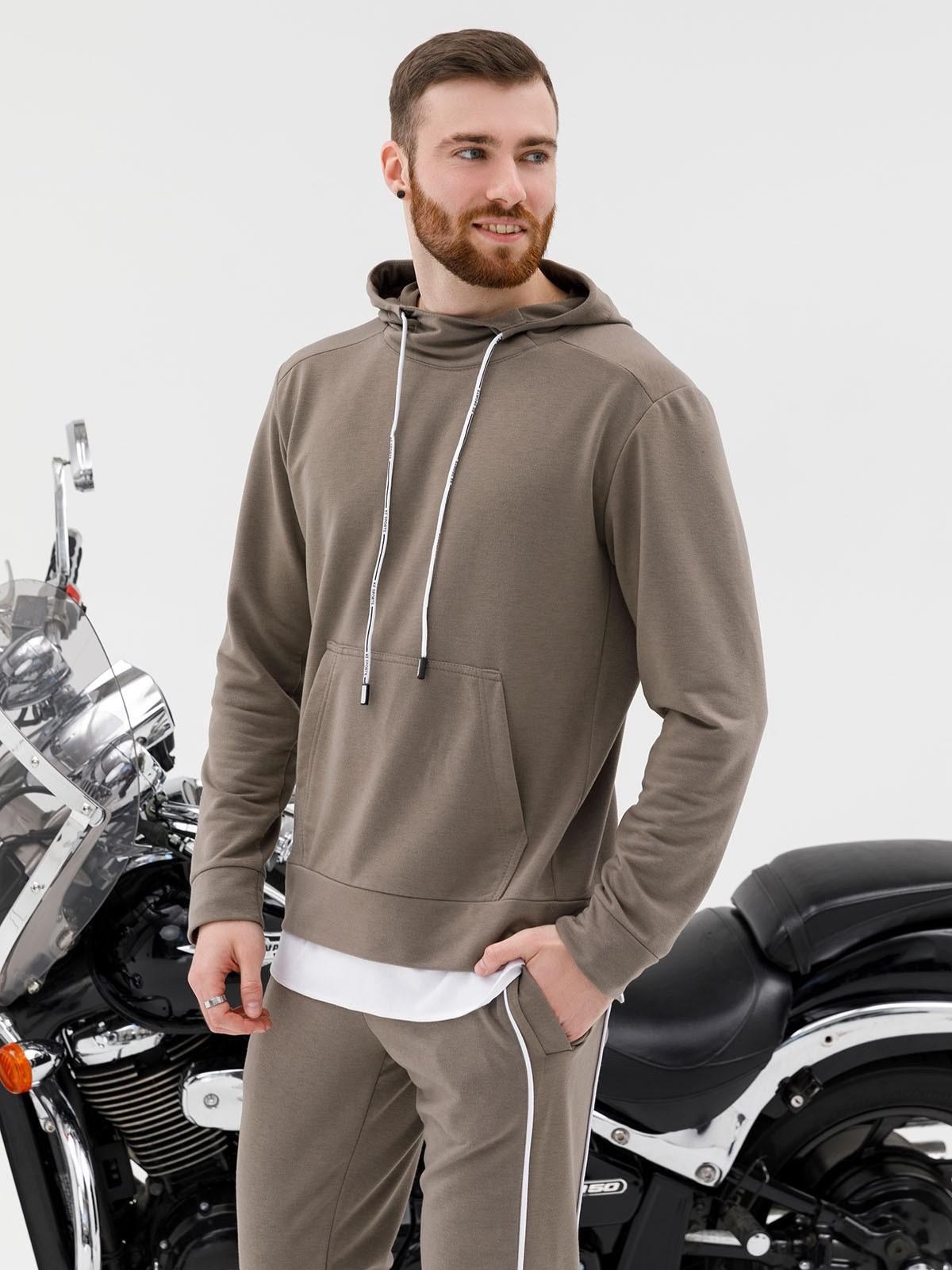 

Трикотажна толстовка з вставкою Issa Plus XL чорний