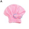 6 Colors Microfiber Solid Quickly Bowknot Wrap Towel Dry Hair Hat Hair Turban Head Wrap Hat Thickened Absorbent For Dry Hair Cap