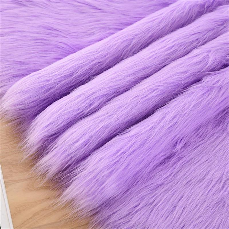 5cm Plush Thickened Fur Fabric By The Meter Coats Bags Clothes Sewing High-grade Imitation Fox Cloth Decorative Winter Plain Diy