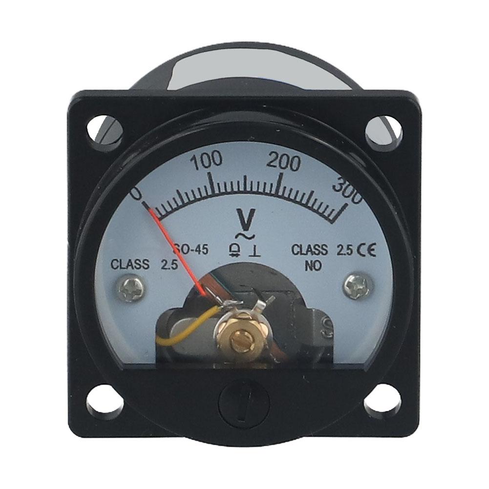 Panel Meter AC Voltmeter AC Voltmeter For Accurate Measurement Power Meter 0 Adjuster For Calibration Accuracy Level 2.5