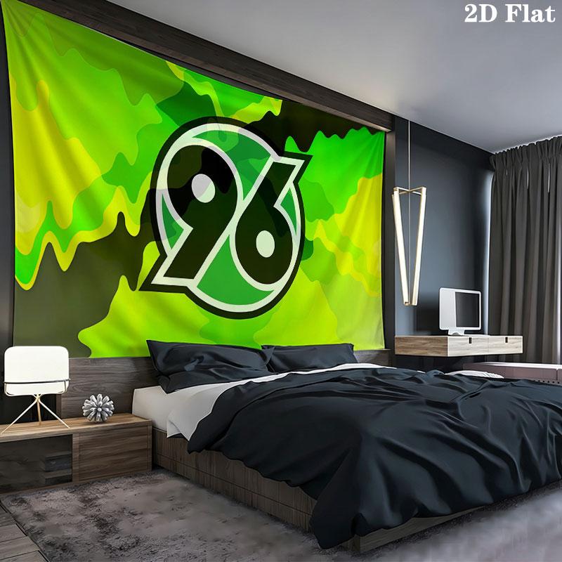 Hannover 96 Wall Tapestry, Aesthetic Printed Fabric Blanket, Suitable for Bedroom, Living Room, and Home Decor.