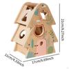 Shape Sorter Toy Color Recognition Fine Motor Skills Hands On Educational Classic Wooden