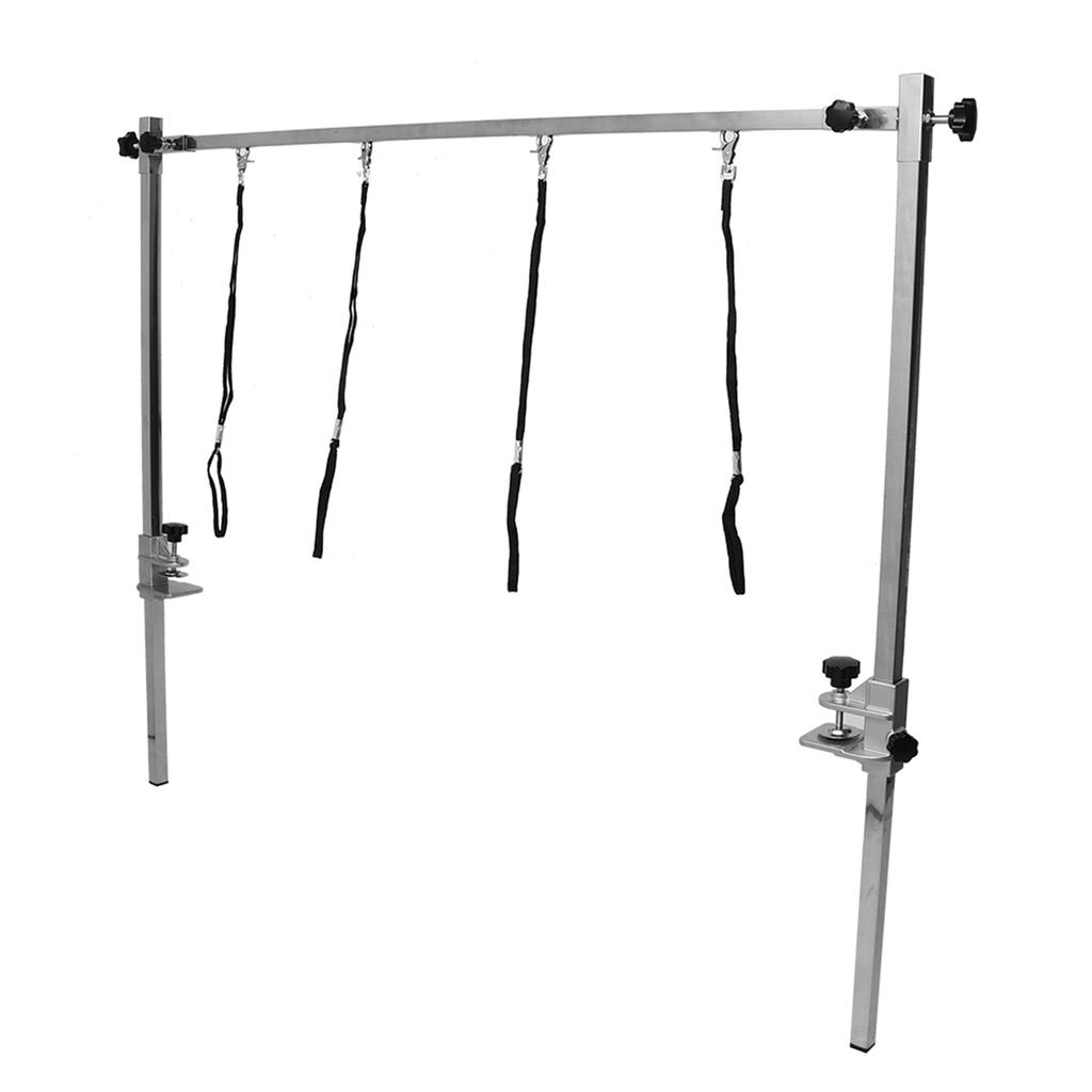 Stainless Steel Pet Grooming Table Beauty Desk Adjustable Height Clamp Holder for Dog Cat