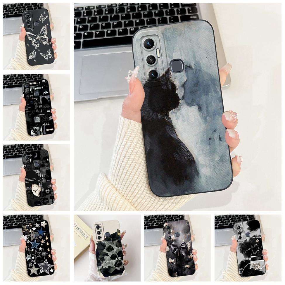 Für Infinix Hot 11 Hülle X662 Silikon Niedlich Mode Schmetterling Liebe Bemaltes Cover Für Infinix Hot 11 2021 Handyhülle X662B X689F