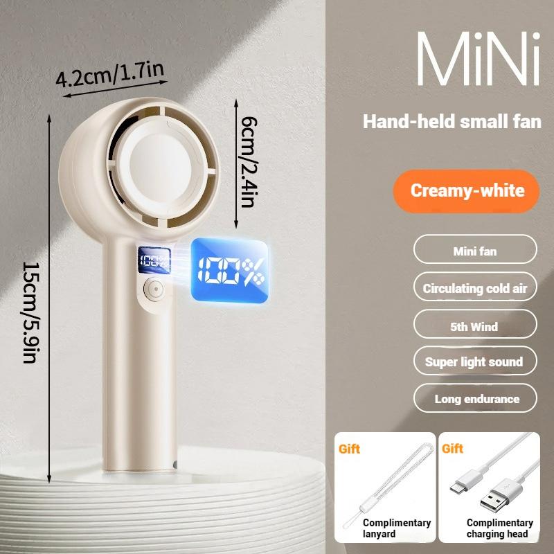 

Мини-беслопастной ручной вентилятор с зарядкой от USB, портативный персональный высокоскоростной вентилятор, электрический вентилятор для ресниц