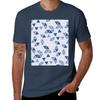 Cool Simple Triangle Pattern With Azureish White Color Tshirt Antifade Casual Tee Shirt Tshirt