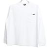 Genuine Dickies Men's Long Sleeve T-Shirt, Pocket, Logo Print, Crew Neck, Size 5L, White (09)