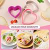 11-Piece Sandwich Cutter Set Stainless Steel PP Bread Toast Mold Heart Dinosaur Pocket Shape Kitchen Tool