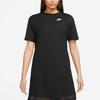 Nike T Shirts Women's Black Crew Neck Moderate Straight Fit FB8342-010