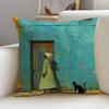 Copricuscino d'Arte P-Sam Toft Set Federe in Lino Naturale, Decorazione All-In-One per Divano, Camera da Letto e Sedia