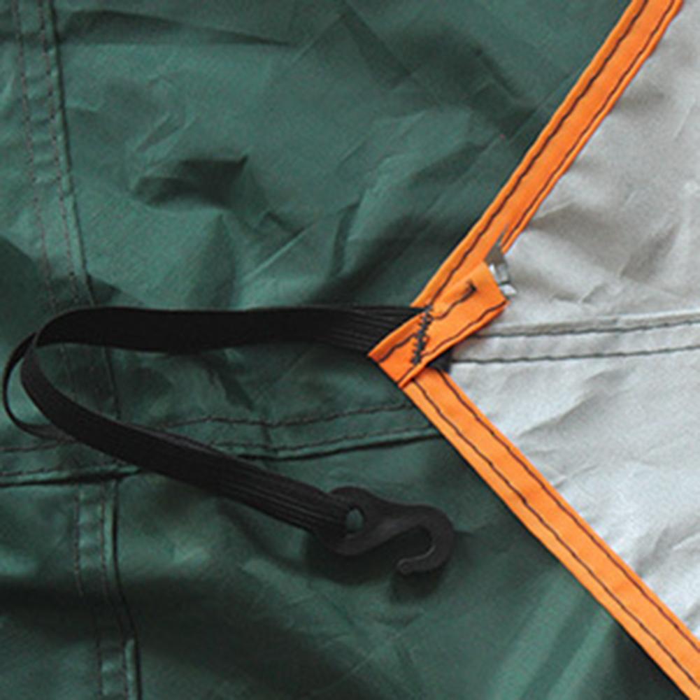 Zeltplane Sonnenschutz Zeltüberdachung 210T Silberbeschichtetes Tuch