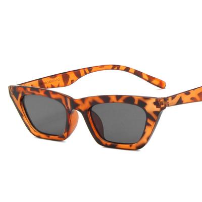 Lunettes de soleil de mode Personnalité Rétro Lunettes de soleil à petite monture Rue Œil de chat