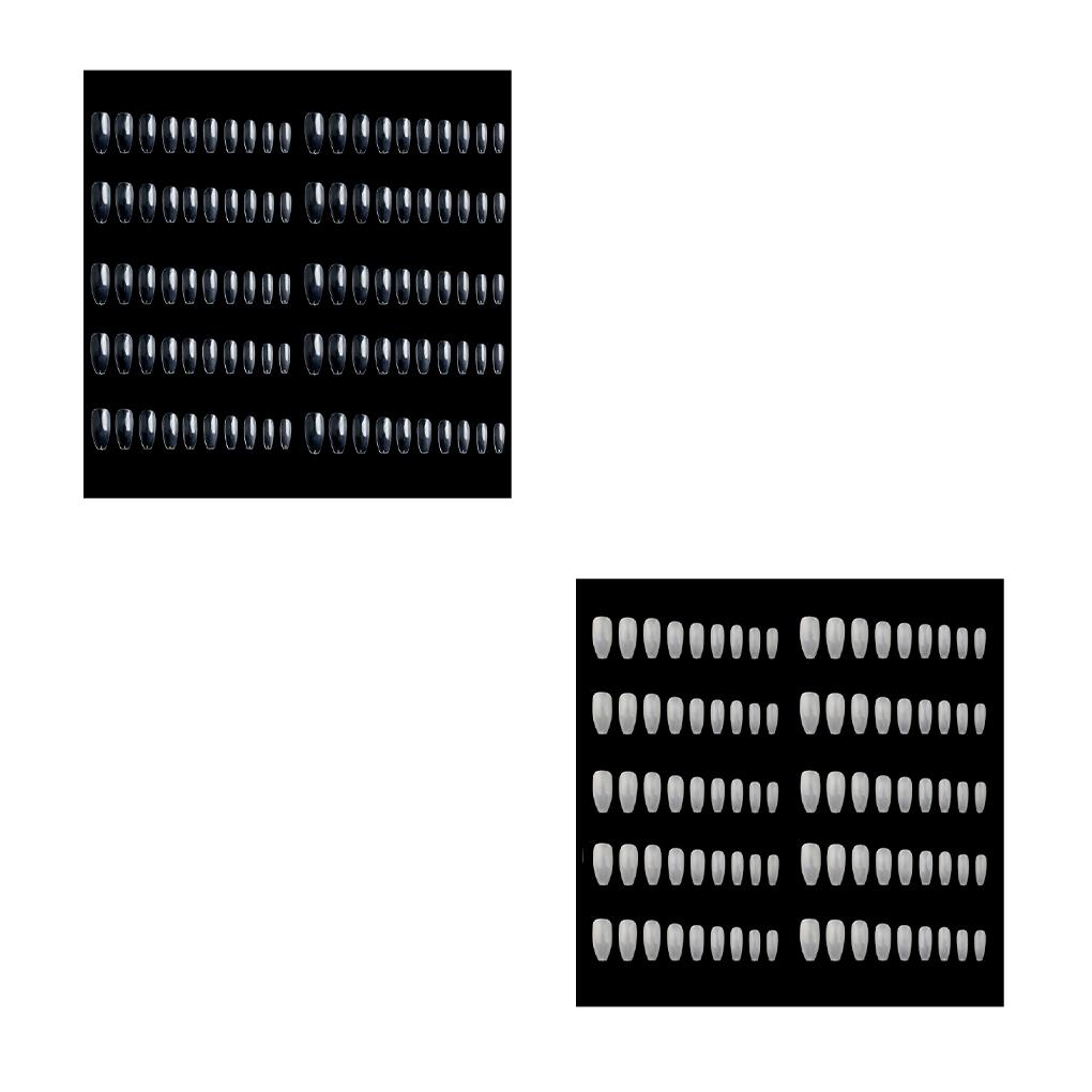 1 Set False Nail Elegant Wear-resistant Different Colors High-ranking Fine Workmanship New-style Magnificent Manicure Kit