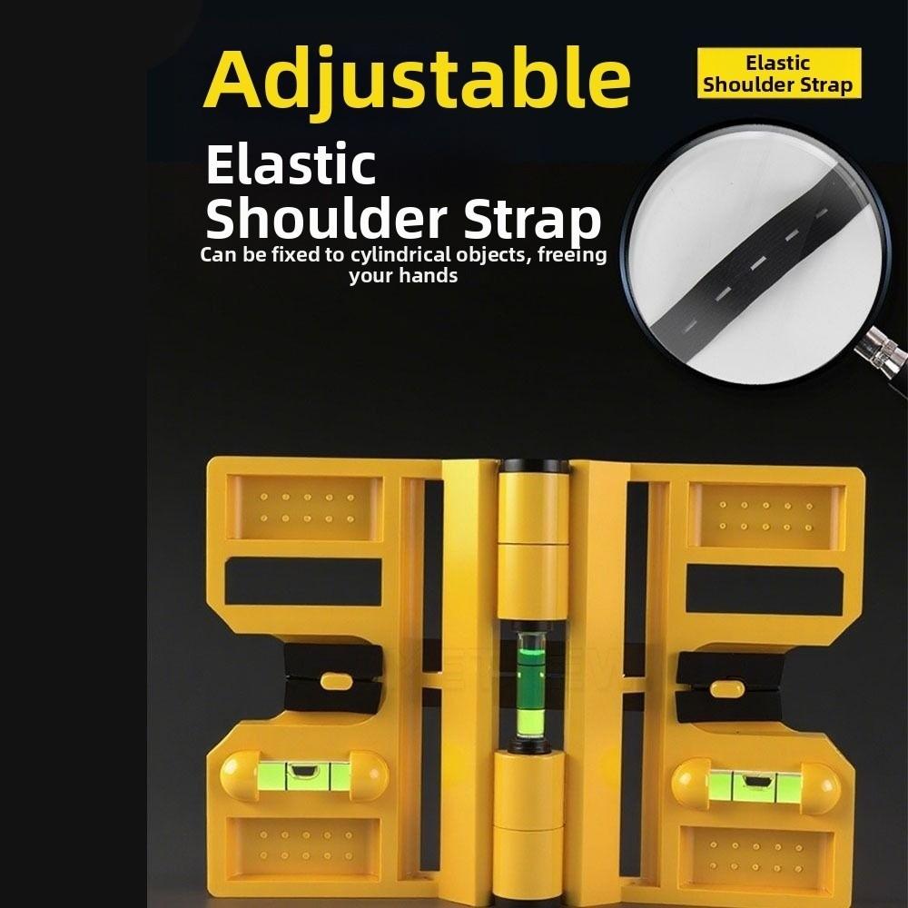 Folding Spirit Level Meter 270 Degree Adjustable Professional Post Leveler Tool Magnetic Adjustable Durable Angle Gauge