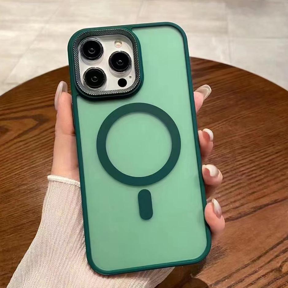 Toepasbaar op Apple 15promax Mobiele Telefoonhoes IPhone 14 Huidachtig 13 Magnetische Beschermhoes