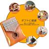 Everjoys Kalimba 17-Key Beginner Set Mahogany Tuned with Scale Markings Thumb Piano Japanese Sheet Music Beginner Guide All-in-One Kit for Children