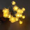 1.5/3M Light String Usb Rose Flower String Lights Fairy Lights Outdoor Garland Decorations Wedding Party Garden Yard Decor