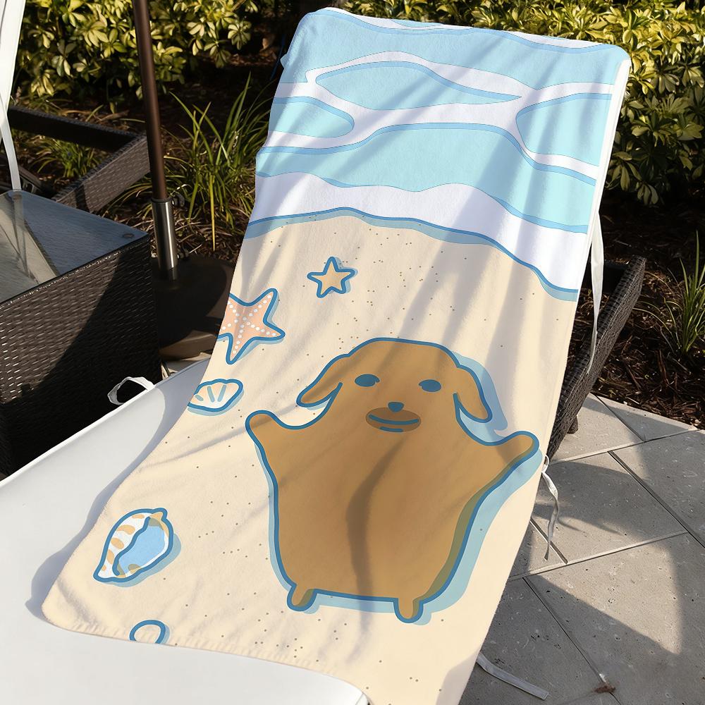 Cartoon Cute N-Nudaeng Towel Towels For Beaches Yoga Studios Gyms Hot Springs Swimming Pools And Picnics